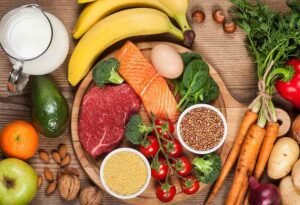 Balanced diet for gut health