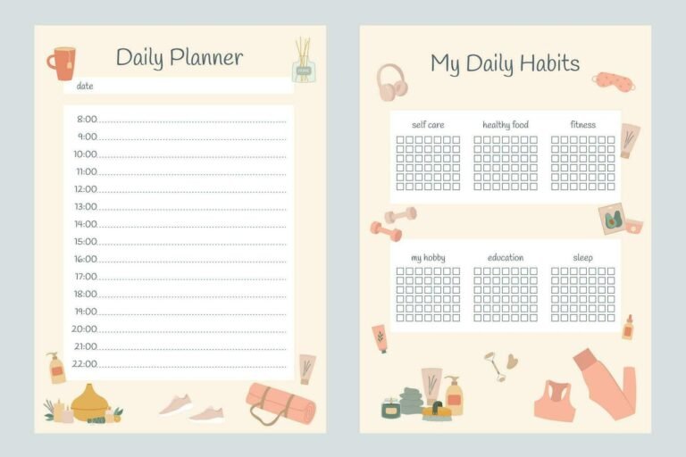 Daily Healthy Habits Checklist