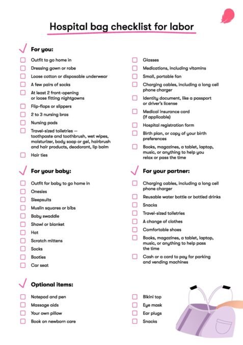 Hospital Bag Checklist